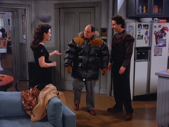 George from Seinfeld wearing the Gore-Tex jacket.