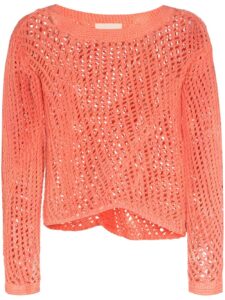 Nicholas Daley Crochet Knit Sweater