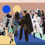 Collage of runway looks from Fashion Art Toronto